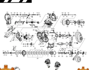 Parti di ricambio Daiwa Seaborg 300J