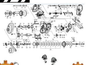 Parti di ricambio per mulinello elettrico Daiwa Seaborg 300JL