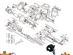 Parti di ricambio mulinello elettrico Shimano ForceMaster 2015