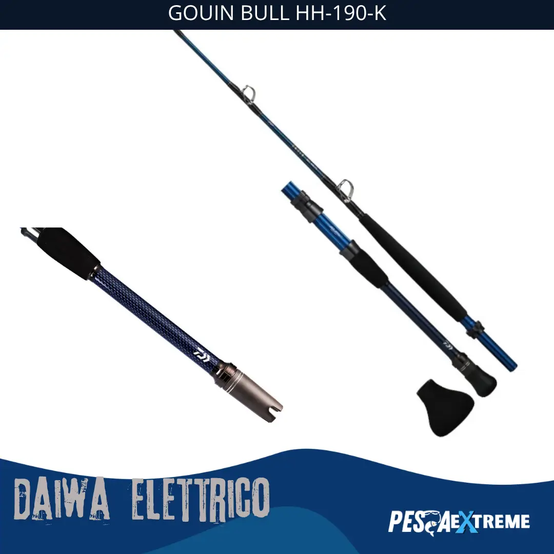 Canna per Mulinello elettrico Daiwa GOUIN BULL HH-190K