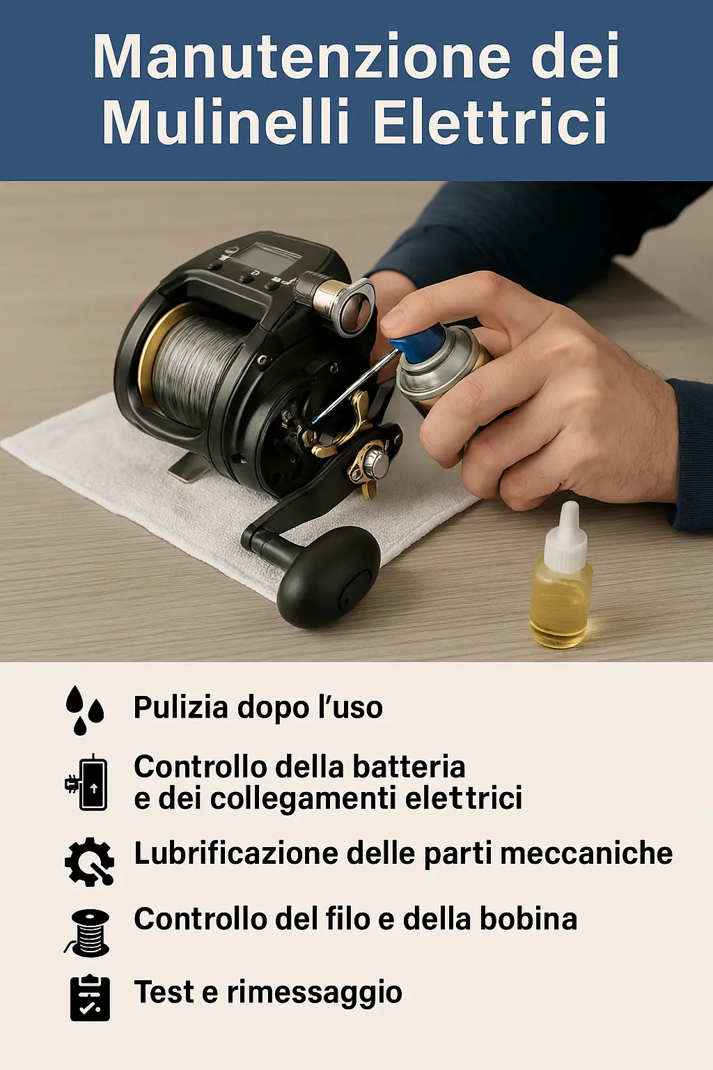 manutenzione mulinelli elettrici