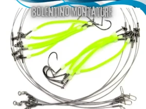 Montatura per bolentino di Profondità 9 Ami Cavetto in Acciaio